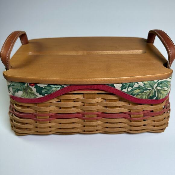 Longaberger Christmas Collection 2002 Edition Traditions Basket Combo VTG - Picture 3 of 13